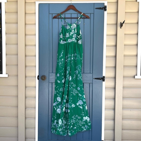 Free People Green Floral Jumpsuits & Rompers  Women Size 6 - Picture 3 of 9